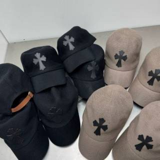 크롬하츠 니트 크로스 볼캡
